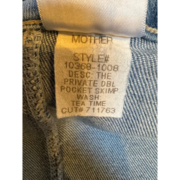 Mother denim the private double pocket skimp tea time ( New) - Picture 9 of 9